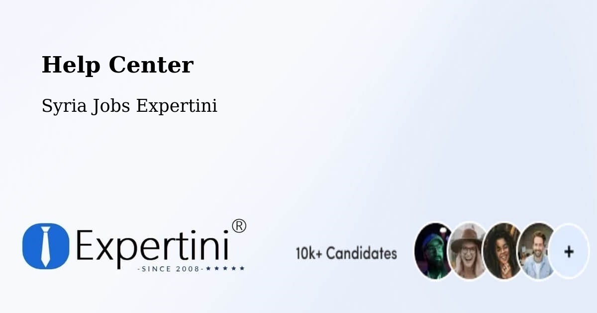 Help Center – Douma - Syria Jobs Expertini