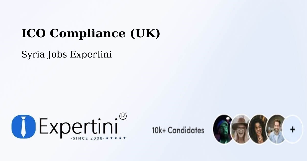 UK Data Protection & ICO Compliance – Douma - Syria Jobs Expertini