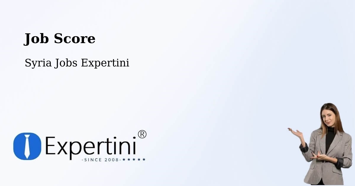 Job Score & Job Description Score Tool – Douma - Syria Jobs Expertini